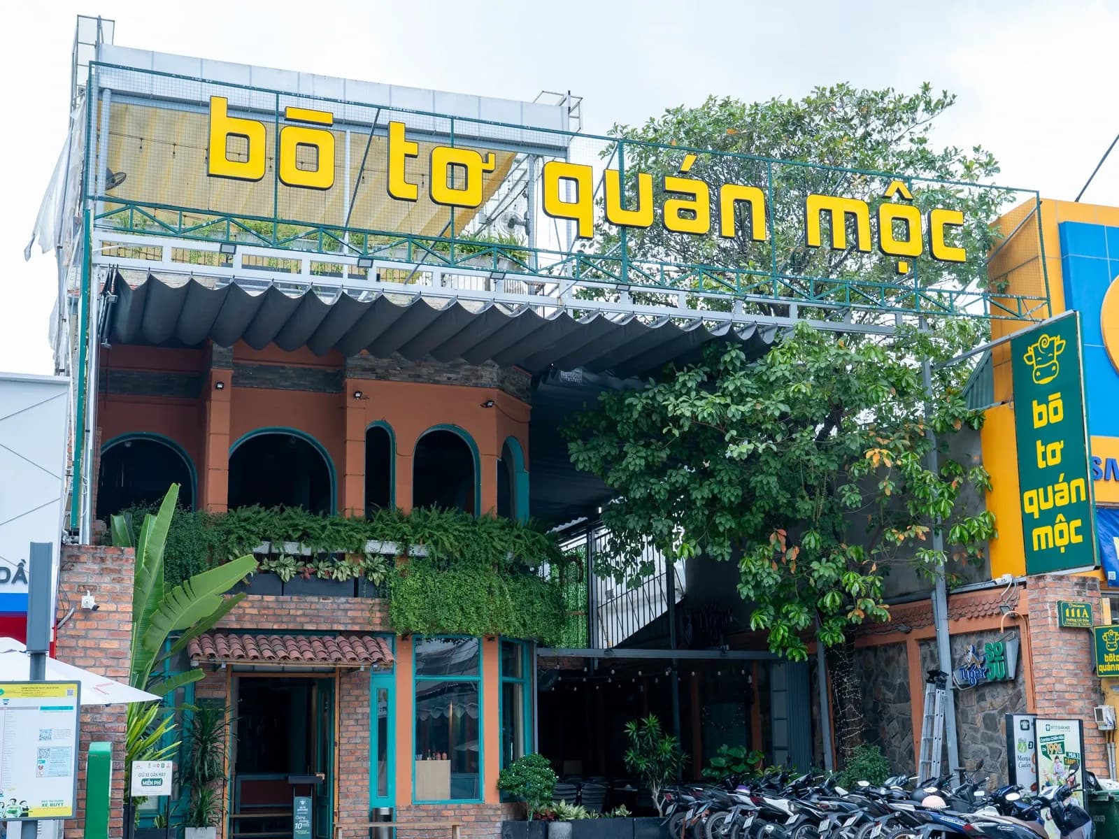 Công trình Bò Tơ Quán Mộc do New Sky thiết kế - thi công