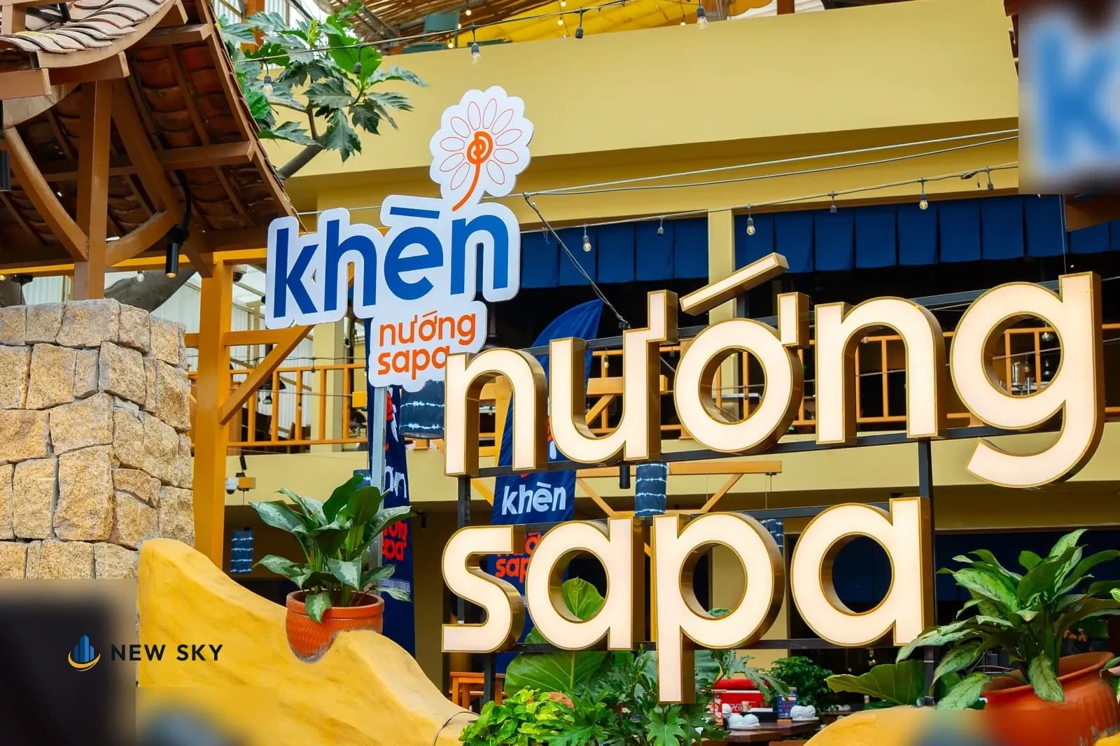 Công trình Khèn Nướng Sapa do New Sky thiết kế - thi công.
